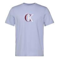 T-shirt Bleu Clair Homme Tommy Hilfiger Tjm Xslim Jersey pas cher