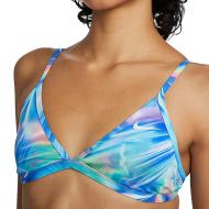 Haut de maillot de bain Bleu Femme Nike Lace Up pas cher