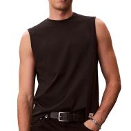 Débardeur Noir Homme Calvin Klein Jeans Badge pas cher