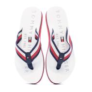 Tongs Blanches Femme Tommy Hilfiger Flip Flops vue 3