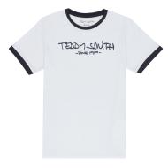 T-shirt Blanc Garçon Teddy Smith Ticlass3 Mc vue 3