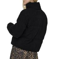 Manteau Noir Femme Only Corduroy vue 2
