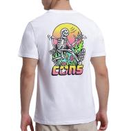 Converse Herren Weiß Skeleton T-Shirt Ansicht 2