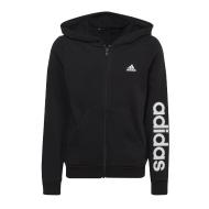 Sweat Zippé Noir Fille Adidas IC3584 pas cher