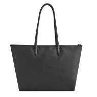 Grand Sac Cabas Noir Femme Lacoste Concept Shopping vue 2
