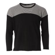 Pull Noir Homme Paname Brothers 2554 pas cher