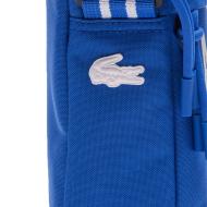 Sacoche Bleu Homme Lacoste Vertical Camera vue 3