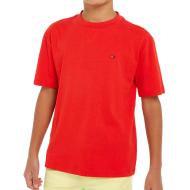 T-shirt Rouge Garçon Juniors Tommy Hilfiger Essential