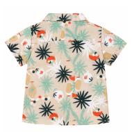 Chemise Beige/Bleu Garçon P'tit Mome Jungle vue 2