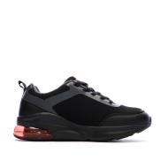 Baskets Noir/Rouge Garçon Kappa Logo Pylos vue 2