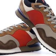 Baskets Marron/Rouge/Marine Homme Pepe jeans Brit Road M vue 7