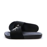 Claquettes Noir Homme Calvin Klein Jeans Slide Monogram pas cher