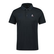 Polo Noir Homme Le Coq Sportif 2111403 pas cher