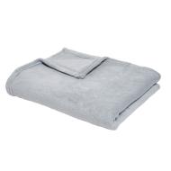 Plaid Gris Today Moelleux 125x150 pas cher