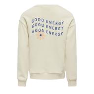 Sweat Beige Fille Kids ONLY Koglovely vue 2