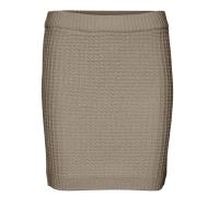 Jupe en Maille Beige Femme Vero Moda Omega