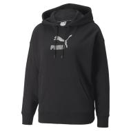 Sweat Noir Femme Puma Brand Love Metallic pas cher