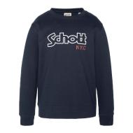 Sweat Marine Junior Schott Vintage pas cher