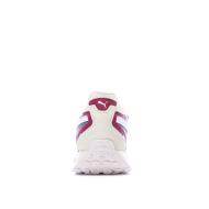 Baskets Blanches/Violettes Femme Puma Blktop vue 3