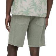 Herren-Shorts in Grün von Only & Sons Airflex Loose Ansicht 2