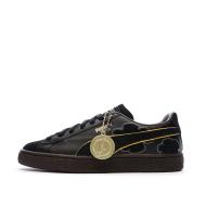 Baskets Noir/Marron Junior Puma Suede 4 One Piece pas cher