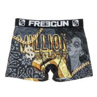 Boxer Gris/Doré Homme Freegun Gold pas cher