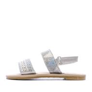 Sandales Argenté/Perles Fille Beppi pas cher