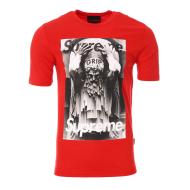 T-shirt Rouge Homme Supreme Grip God