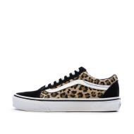 Baskets Noir/Léopard Femme Vans Old Skool Animalier pas cher