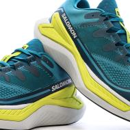 Chaussures de Running Bleu/Jaune Homme Salomon Bliss Tahitian vue 6