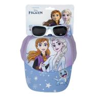 Kit Casquette + Lunette de Soleil Bleu/Mauve Enfant Sport Zone La Reine Des Neiges