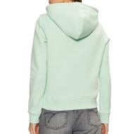 Sweat Vert Femme Guess Hood vue 2