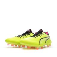 Chaussures de Foot Jaunes Homme Puma King Ultimate FG/AG vue 6