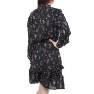 Robe Marine à fleurs Femme Josephin Rosa vue 2