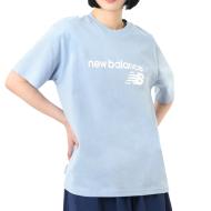 T-shirt Bleu Femme New Balance Graphic Relaxe pas cher