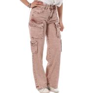 Jean Rose Femme Cargo Monday Premium Wide