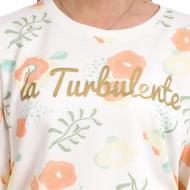 Sweat Blanc à Fleurs Femme Les Tropéziennes Maddie vue 3