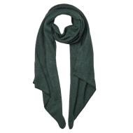 Écharpe Verte Femme Pieces Long