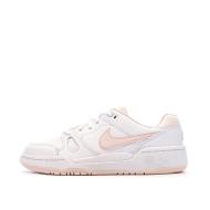 Baskets Blanc/Rose Garçon Nike Full Force Lo pas cher
