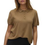 Polo Marron Femme Vero Moda Lenny