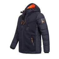 Doudoune Marine/Noire Homme Geographical Norway Beachwood WR813H vue 3