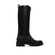 Bottes Noir Femme Calvin Klein Jeans High Rainboot Neopre vue 2