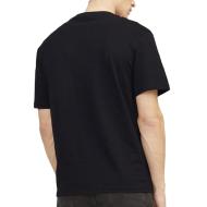 T-shirt Noir Homme Jack & Jones 12250436 vue 2