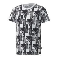 T-shirt Noir/Blanc/Gris Garçon Puma Tee B pas cher