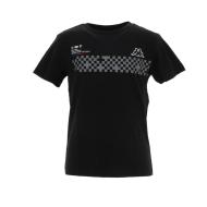 T-Shirt Noir Garçon Kappa Marco pas cher