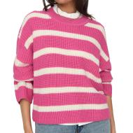 Pull à Rayures Rose Femme JDY Stripe pas cher