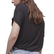T-shirt Noir Femme Von Dutch Coeur de Feu vue 2