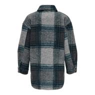 Veste à carreaux Bleu Fille Kids ONLY Andrea vue 2