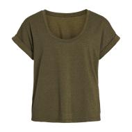 T-Shirt Vert Femme Vila Luxi