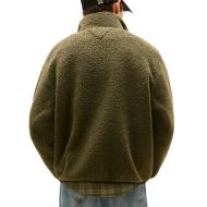Veste en Sherpa Vert Homme Tommy Hilfiger Badge vue 2